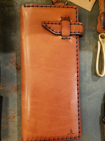 Bexar Strapped Leather Wallet
